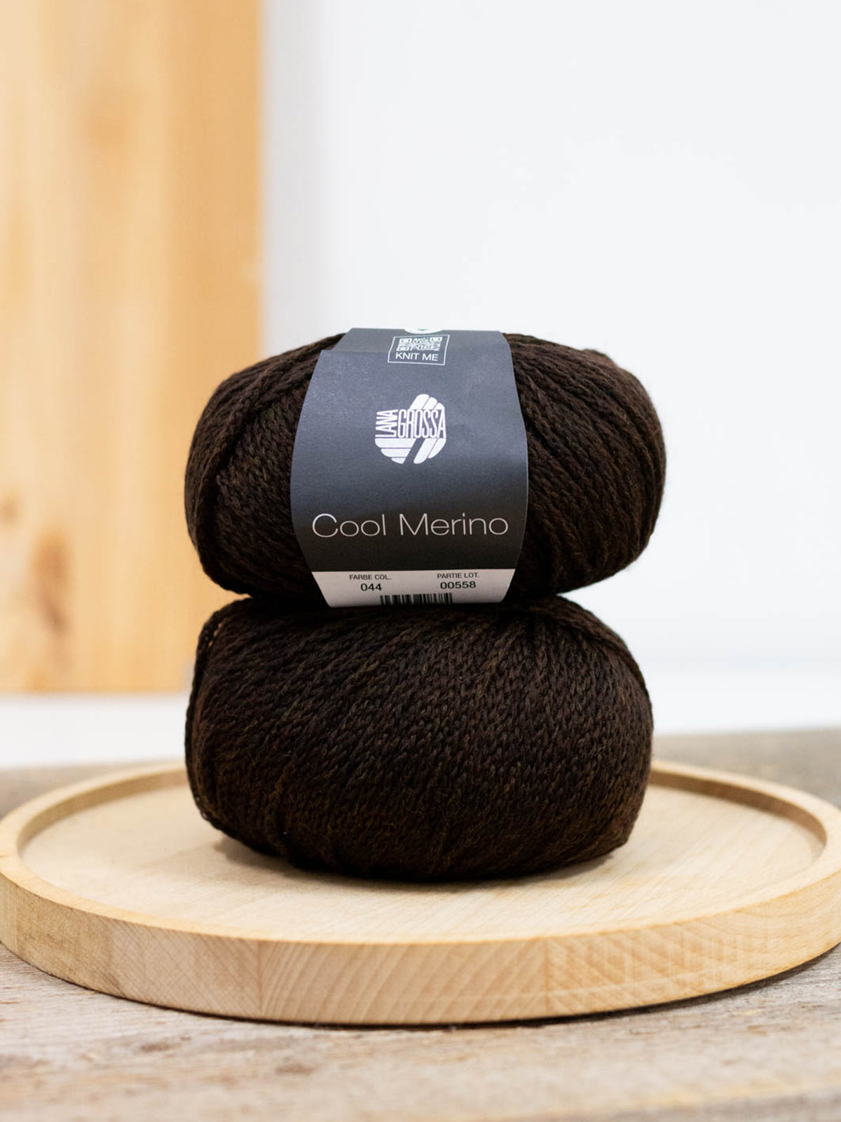 Cool Merino 044 dunkles Graubraun