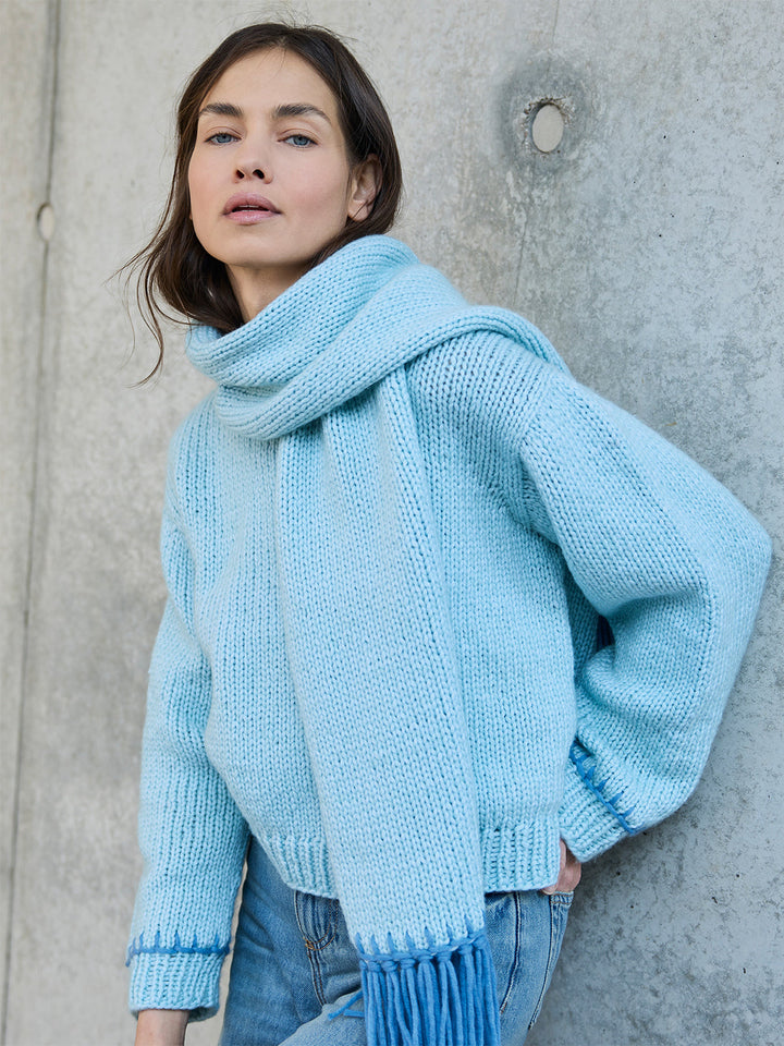 Strickpaket Winter Softness Top-down Pullover