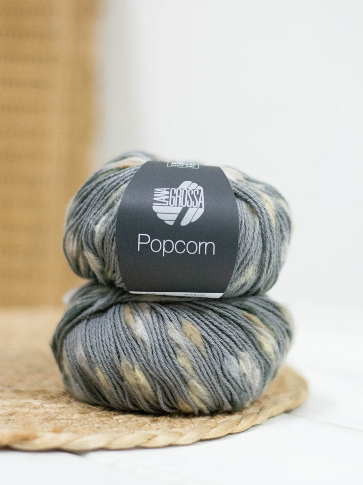 Popcorn 011 Grau/Beige/Grège/Camel