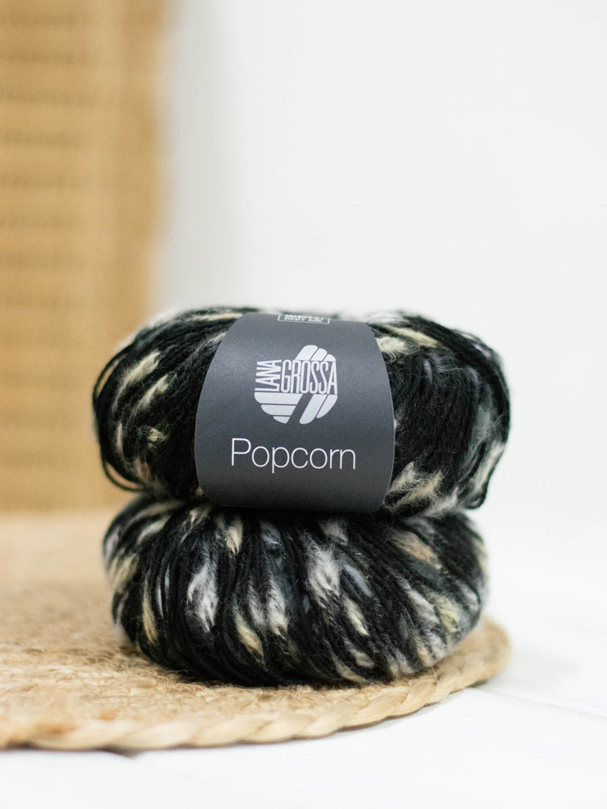 Popcorn 008 Schwarz/Rohweiß/Beige