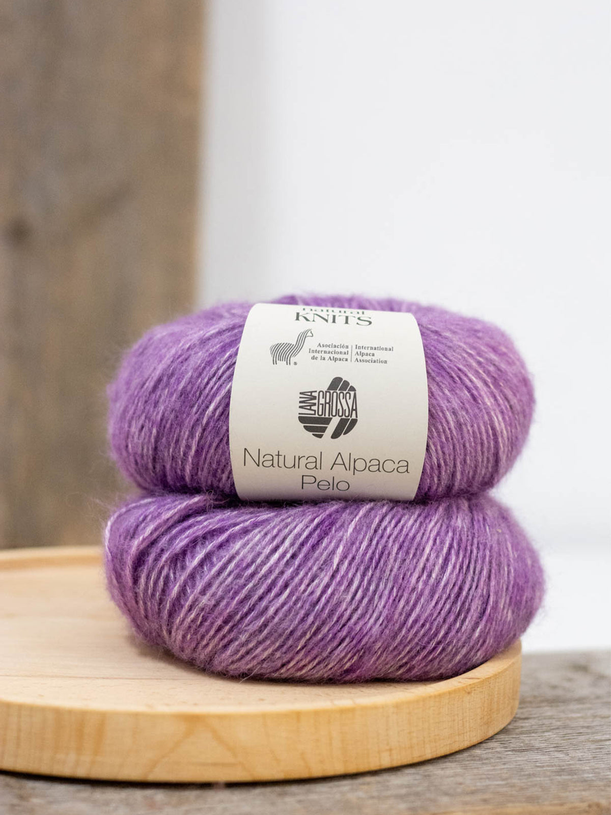 Natural Alpaca Pelo 037 Lila meliert