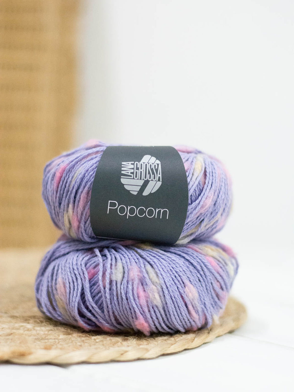 Popcorn 005 Veilchenblau/Rosa/Vanille