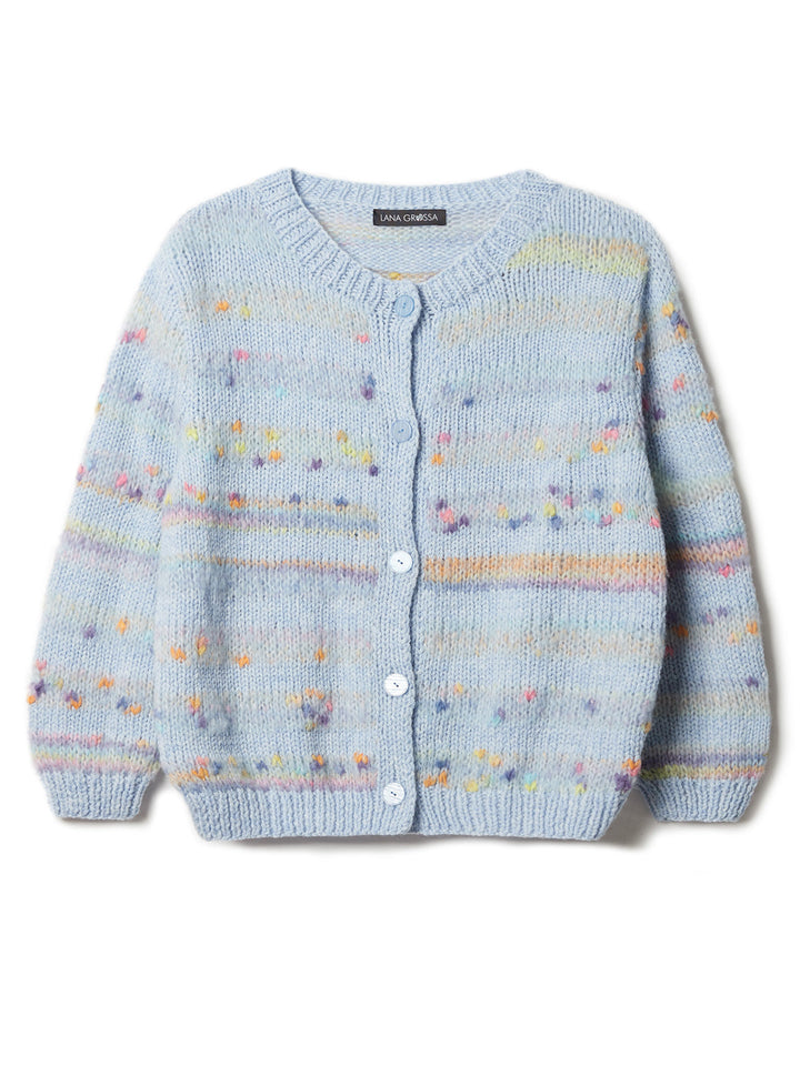 Strickpaket Cassata Cool Merino Jacke mit 3/4-Ärmeln
