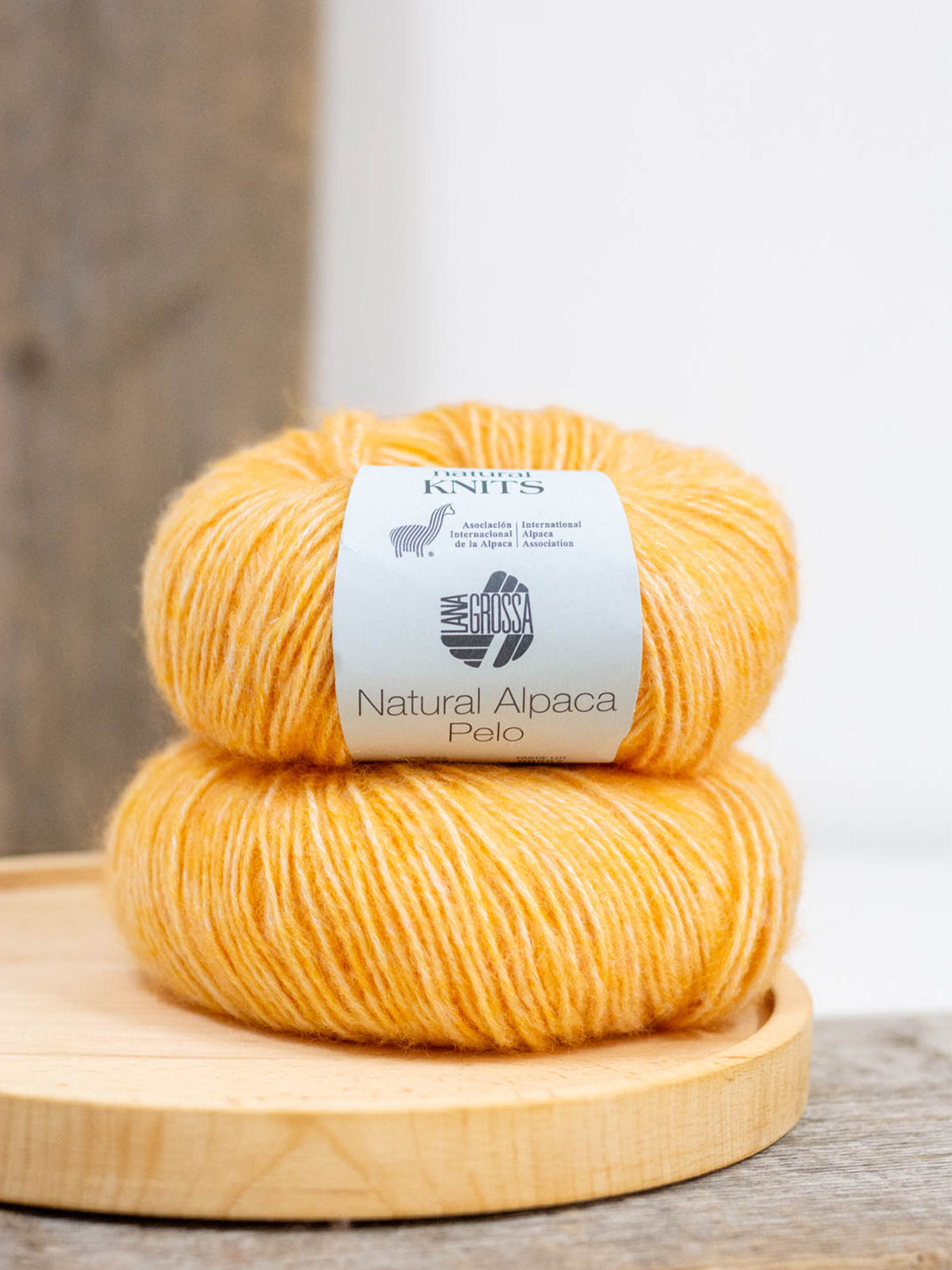 Natural Alpaca Pelo 032 Sonnengelb meliert