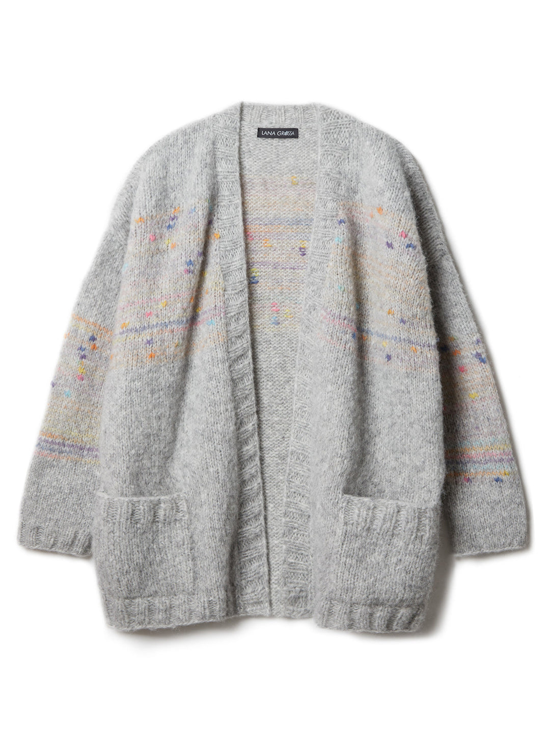 Strickpaket Cassata Alpaca Air II Top-down-Jacke