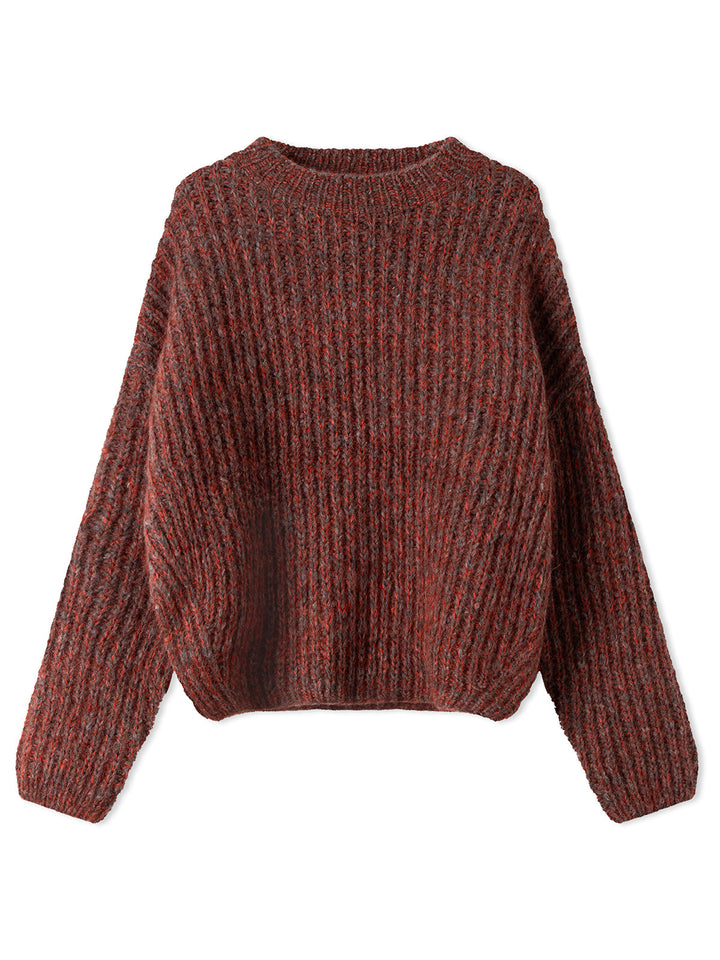 Strickpaket Alpaca Air II Silkhair Pullover im Patentmuster