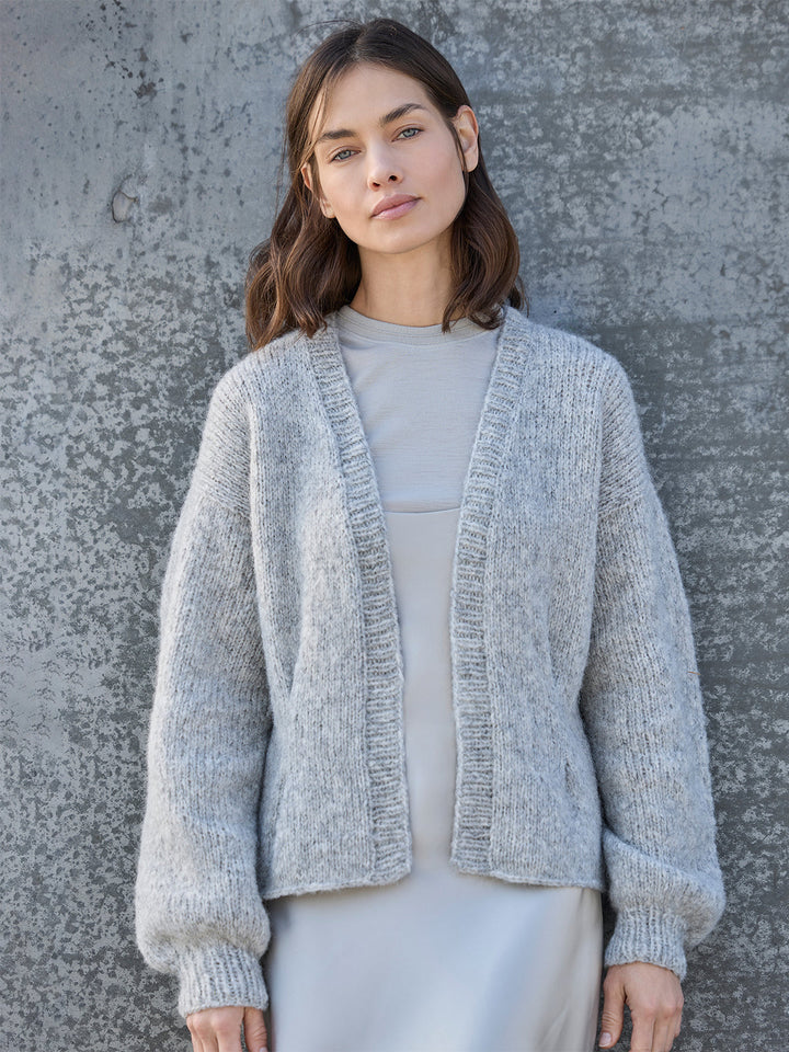Strickpaket Alpaca Air II Top-down-Jacke