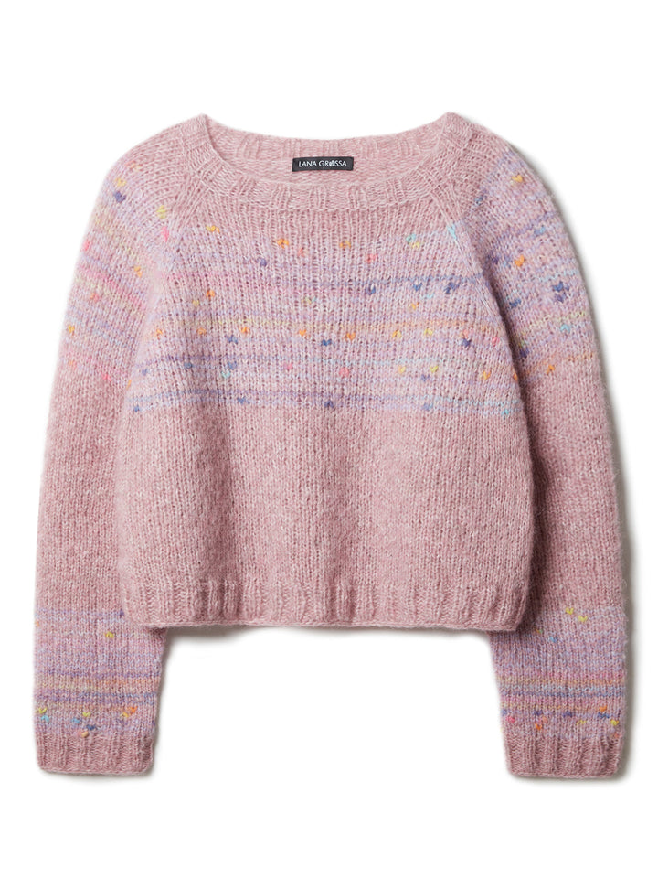 Strickpaket Cassata Alpaca Air II Top-down-Pullover