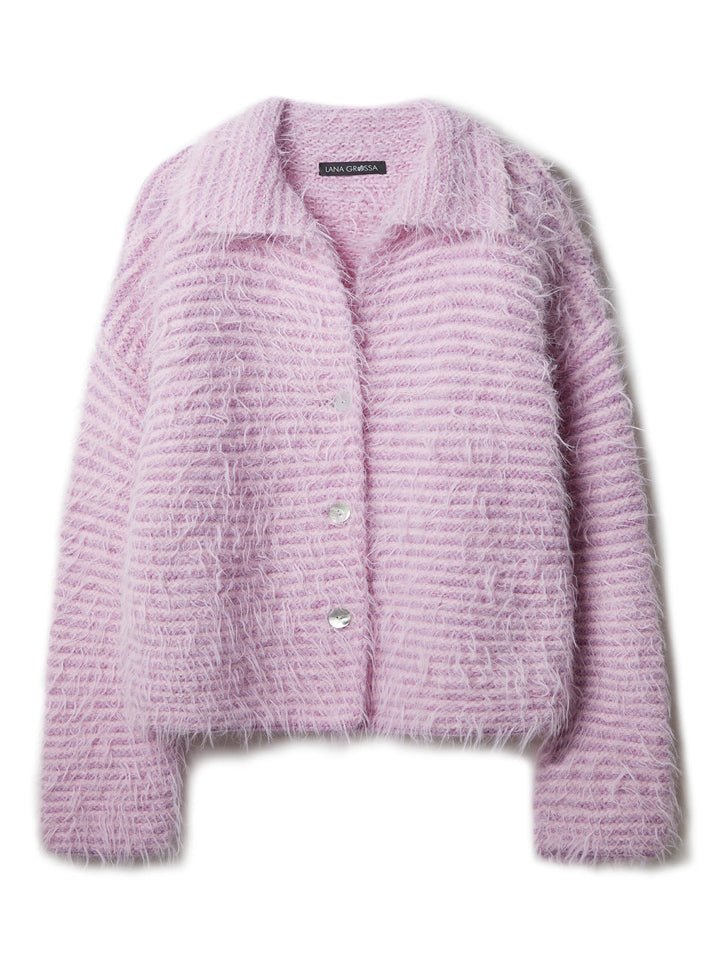 Strickpaket Basta Cool Merino gestreifte Jacke
