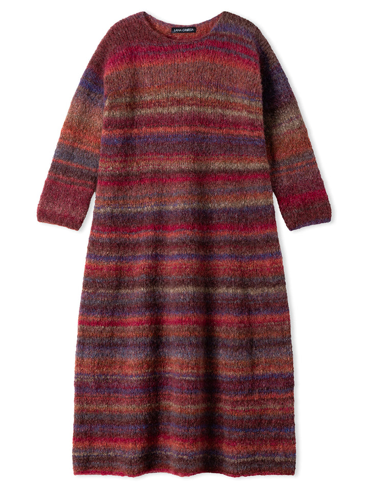 Strickpaket Gigante Multi Top-down Kleid