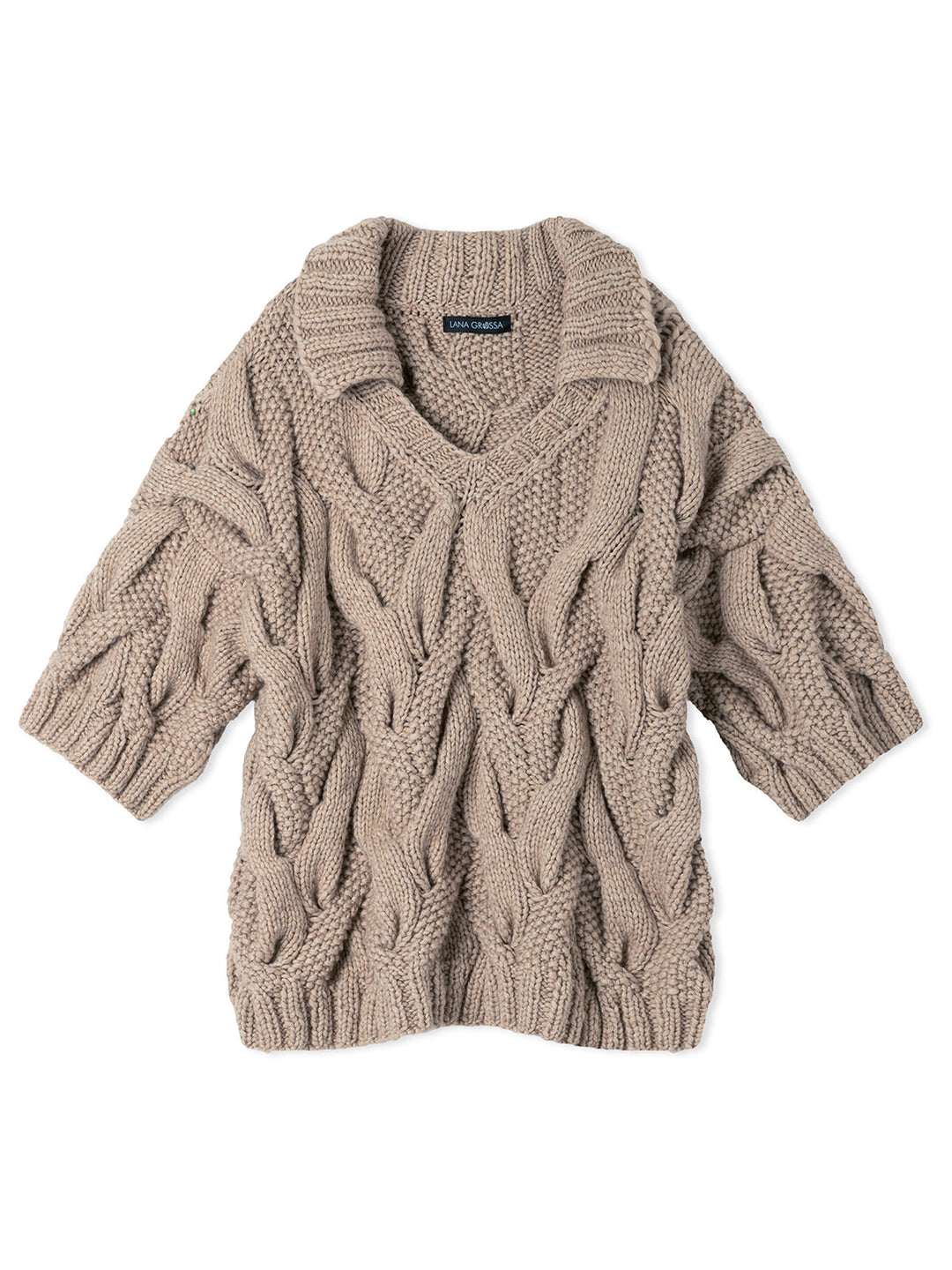 Strickpaket Winter Softness Pullover mit V-Ausschnitt