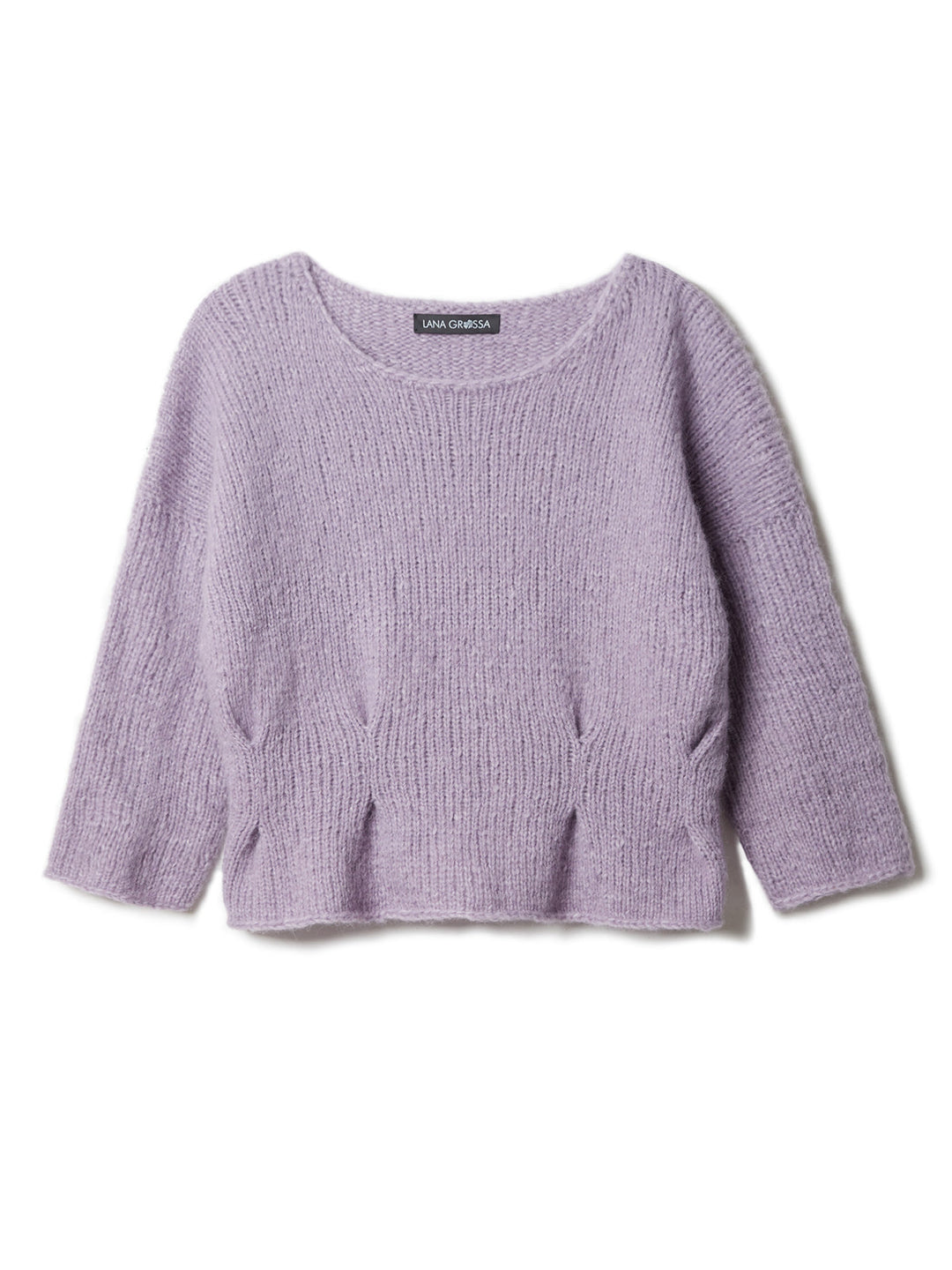 Strickpaket Alpaca Air II Top-down Peplum-Pullover