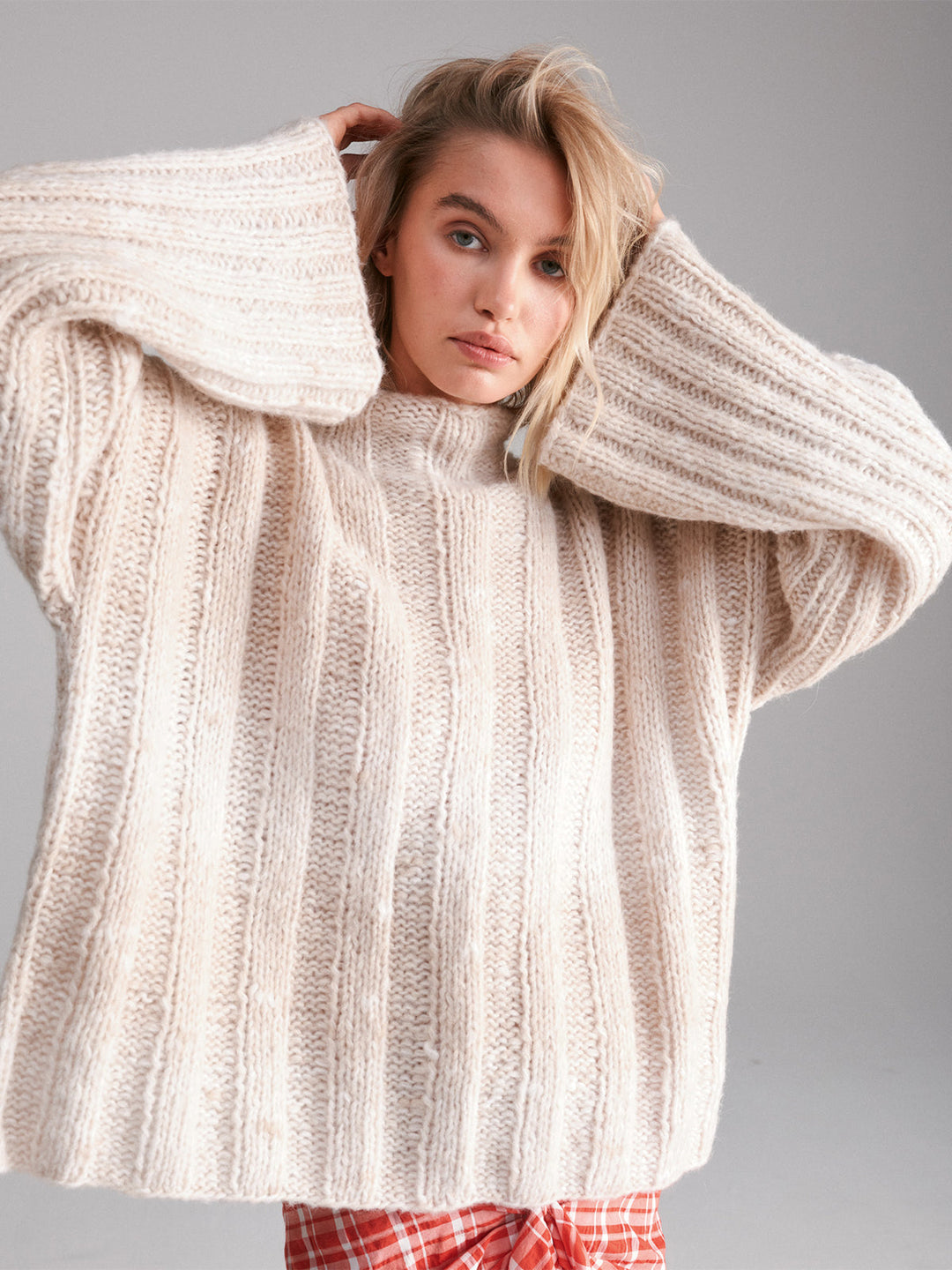 Strickpaket Ecopuno Sfumato Rippenpullover