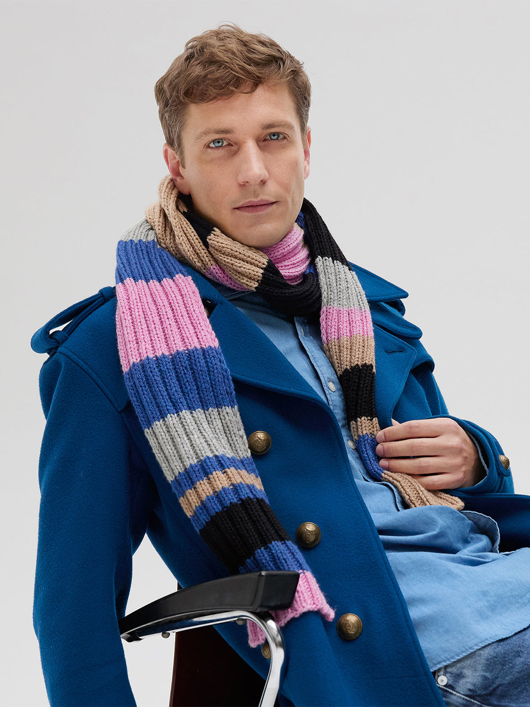 Strickpaket Cool Merino Mütze + Schal