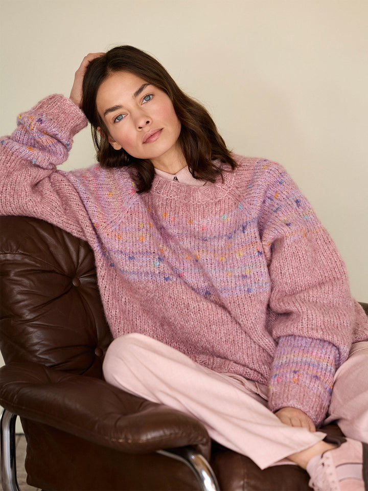 Strickpaket Cassata Alpaca Air II Top-down-Pullover