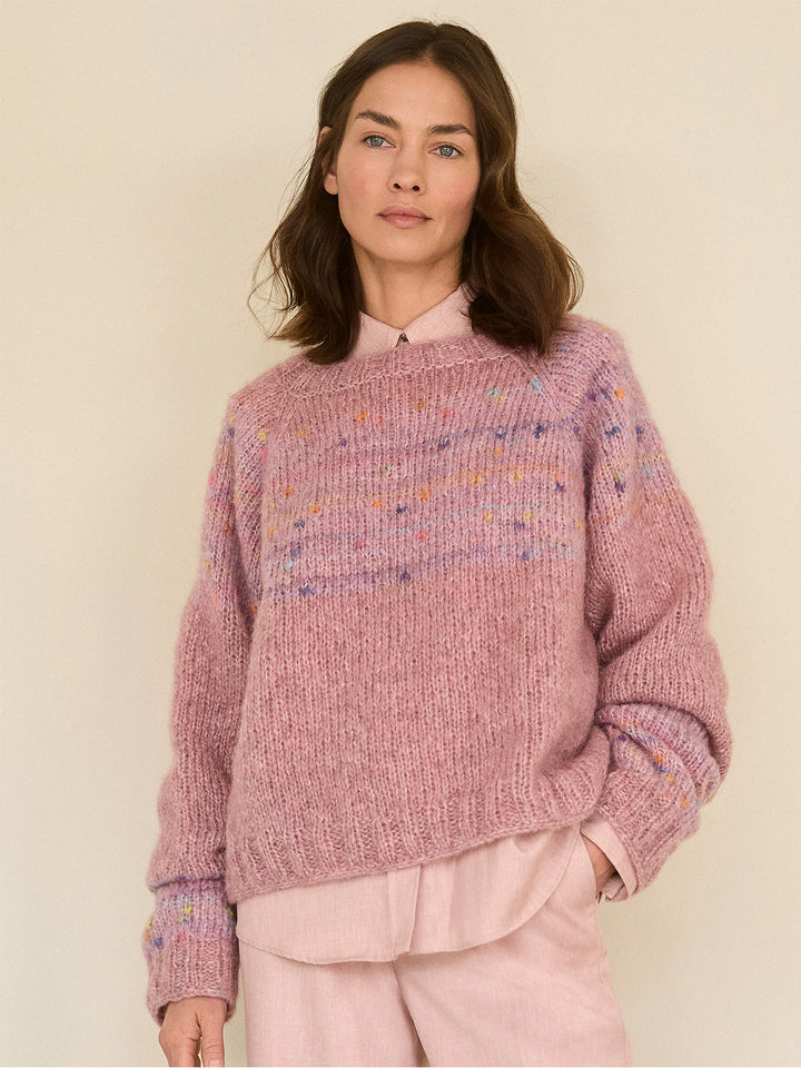 Strickpaket Cassata Alpaca Air II Top-down-Pullover