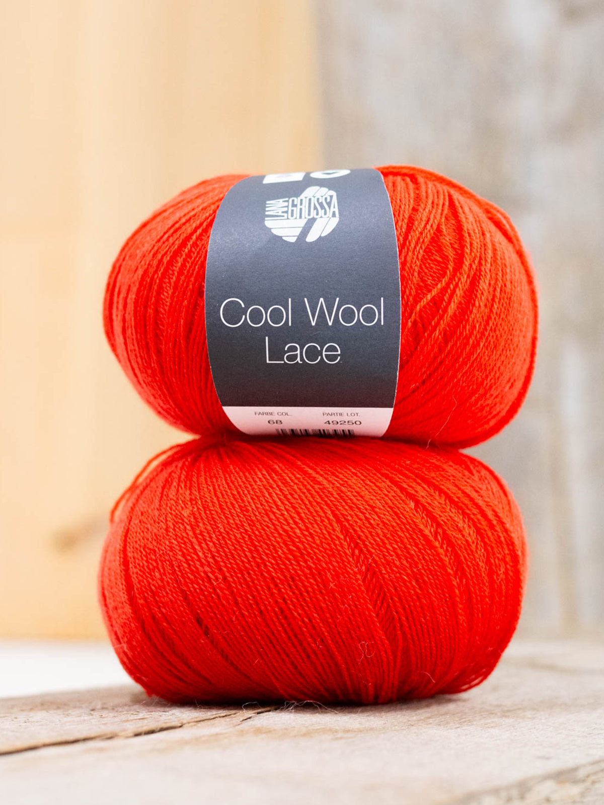 Cool Wool Lace 068 Leuchtendrot