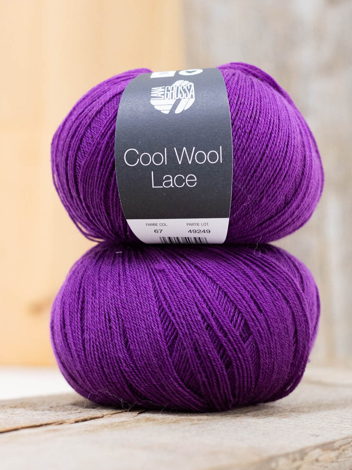 Cool Wool Lace 067 Rotviolett