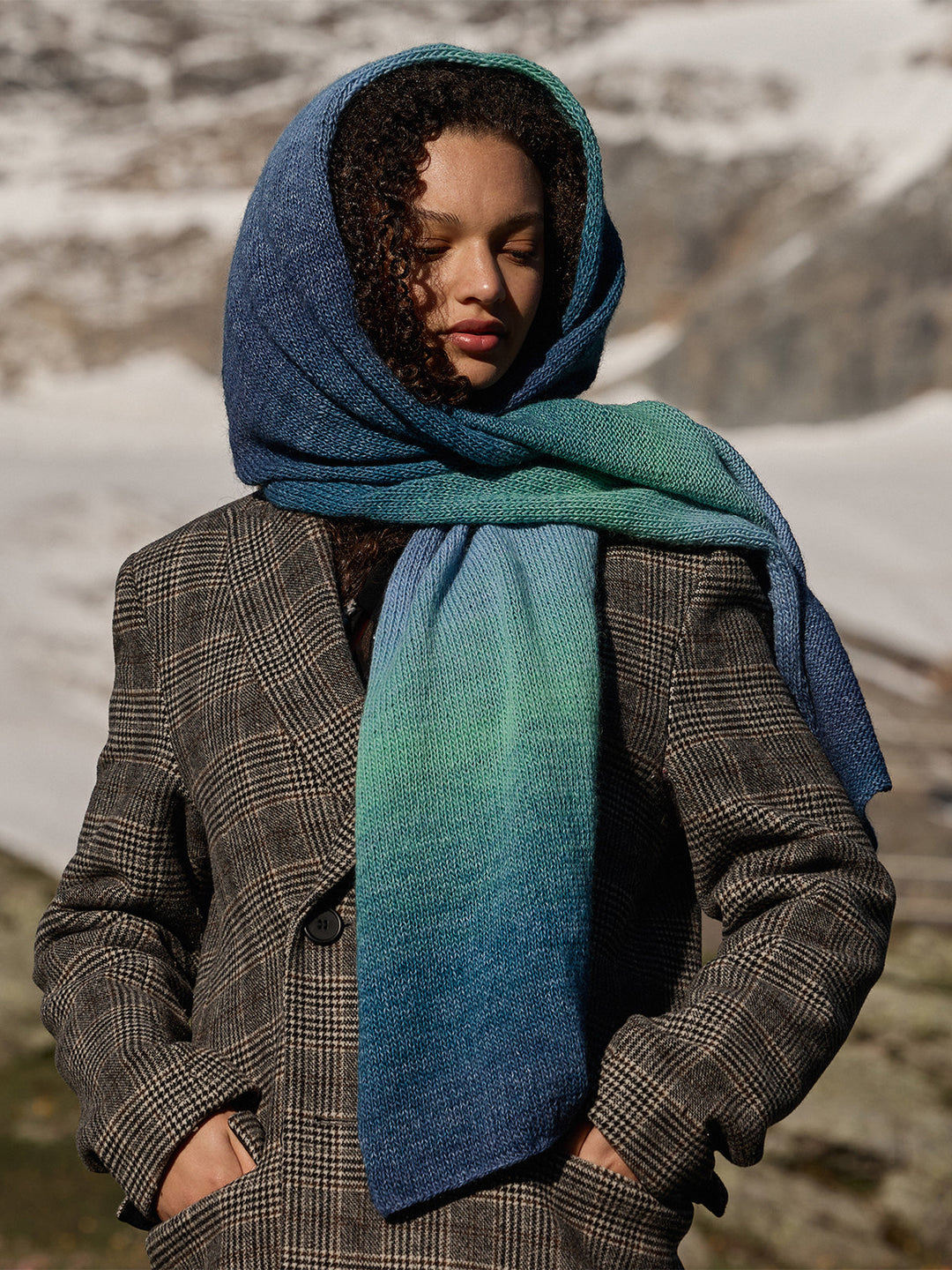 Strickpaket Gomitolo Versione Kapuzenschal