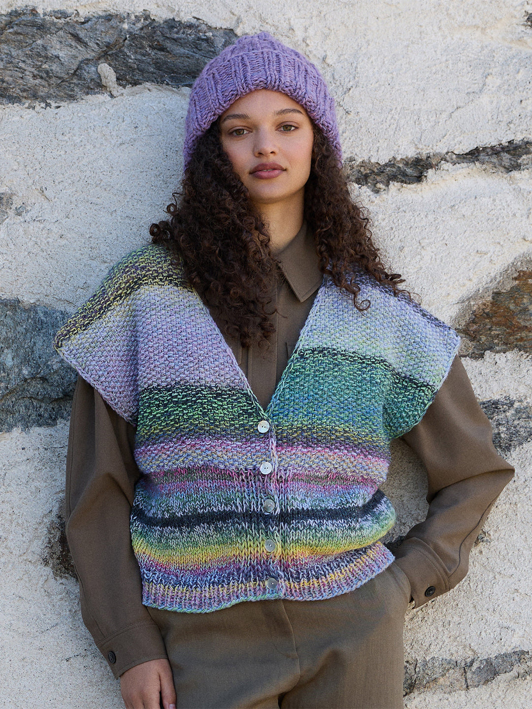 Strickpaket Gomitolo Fumo Gilet