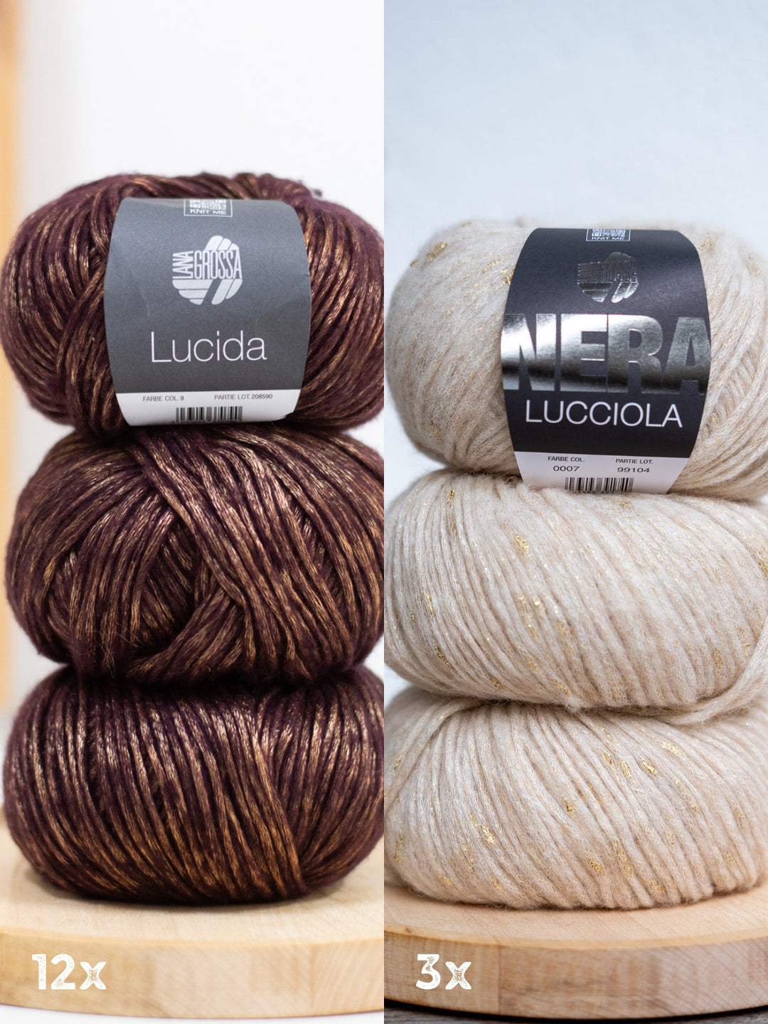 Garnpaket Lucida &amp; Lucciola