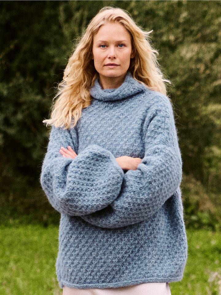 Strickpaket Alpaca Air II Pullover mit Sternmuster