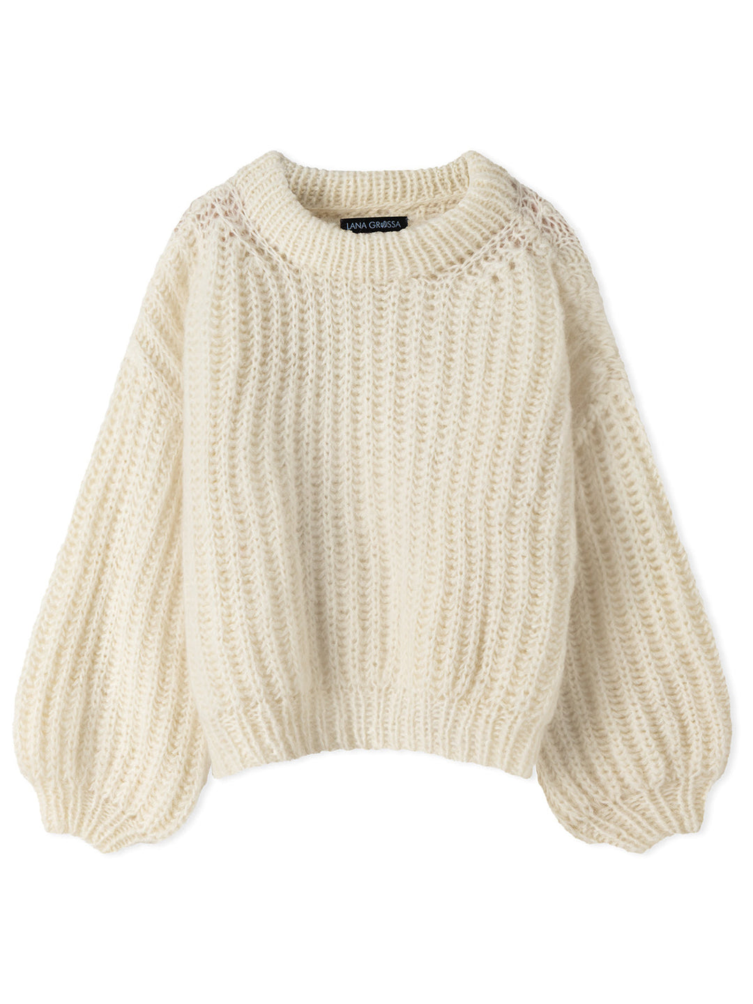 Strickpaket Mohair Di Gio Pullover im Patentmuster