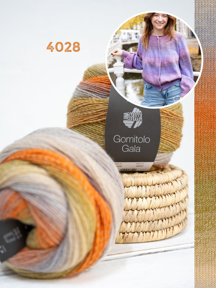 Strickpaket Gomitolo Gala Top-down Jacke