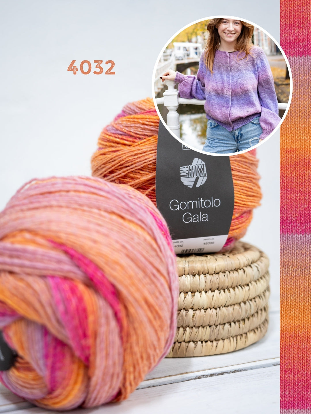 Strickpaket Gomitolo Gala Top-down Jacke