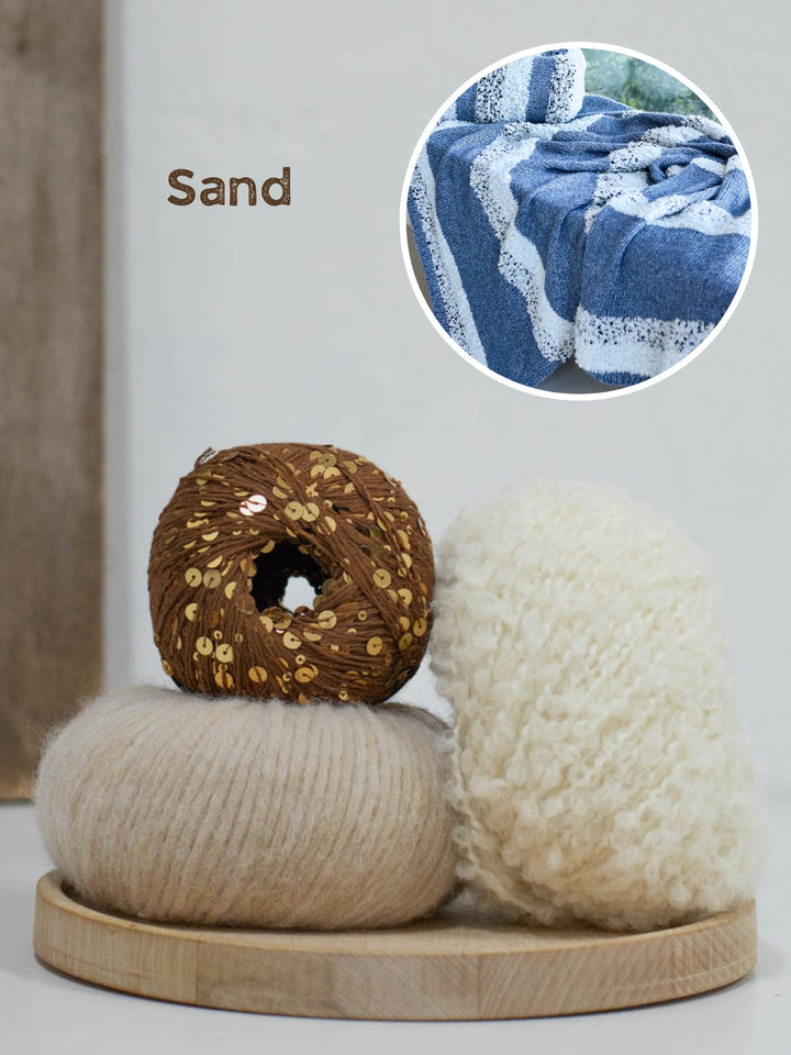 Strickpaket Orsetto Brigitte No. 2 Cosmo Decke