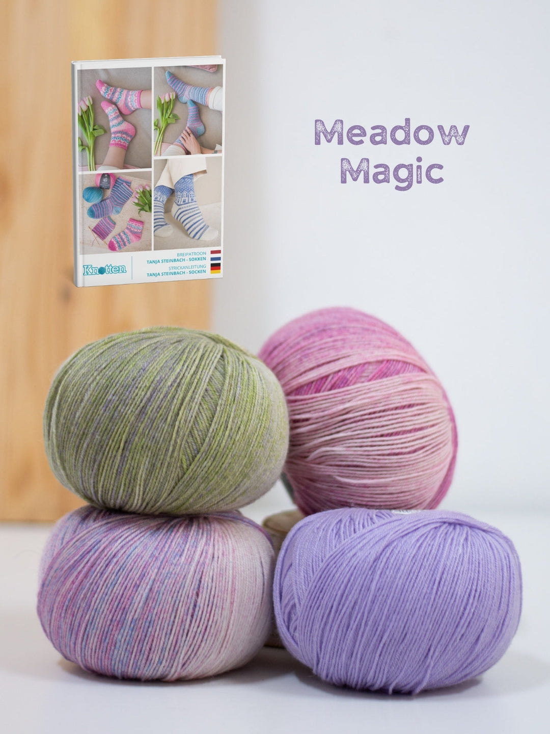 Strickpaket Frühlingssocken Woolycell - Tanja Steinbach