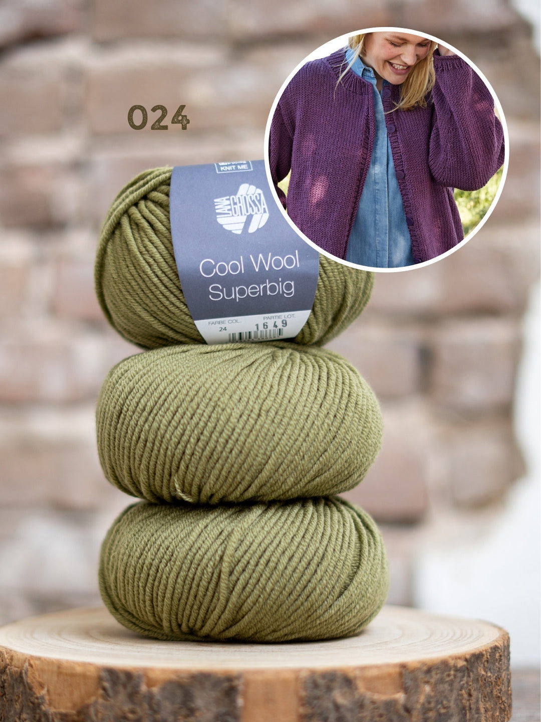 Strickpaket Cool Wool Superbig Top-down Oversized Jacke