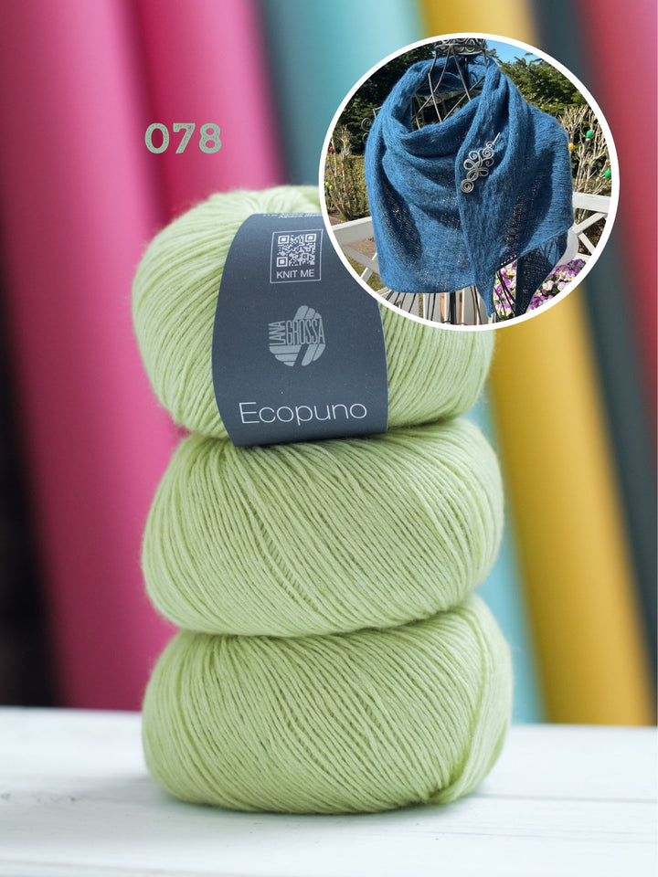 Strickpaket Lizas Tuch Tiny Tracks - Ecopuno