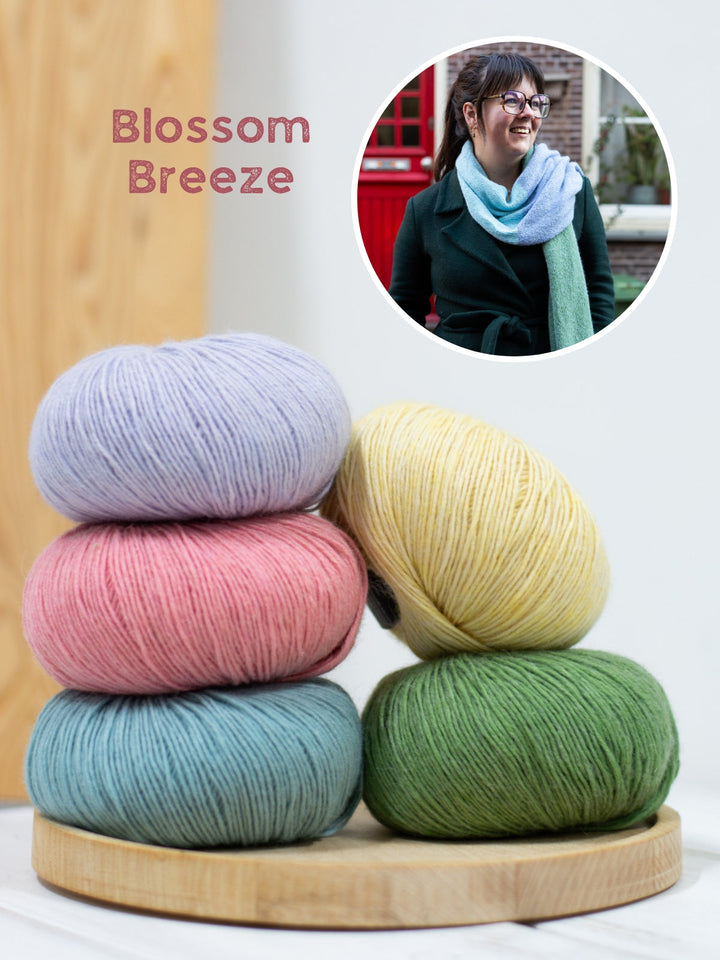 Strickpaket Ecopuno Streifenschal