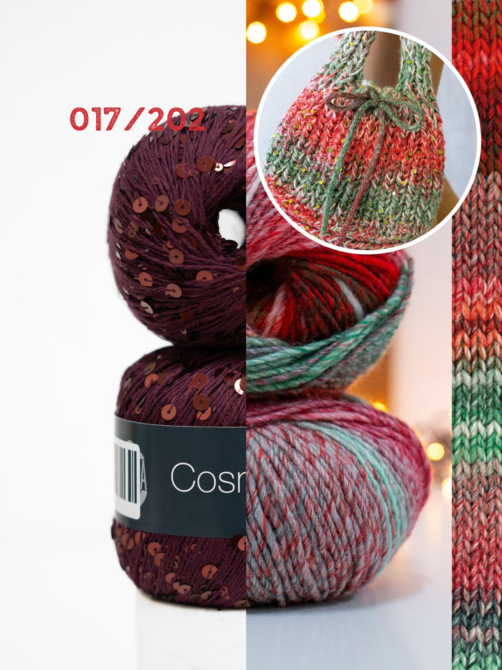 Strickpaket Christmas Edition Big Cosmo Tasche