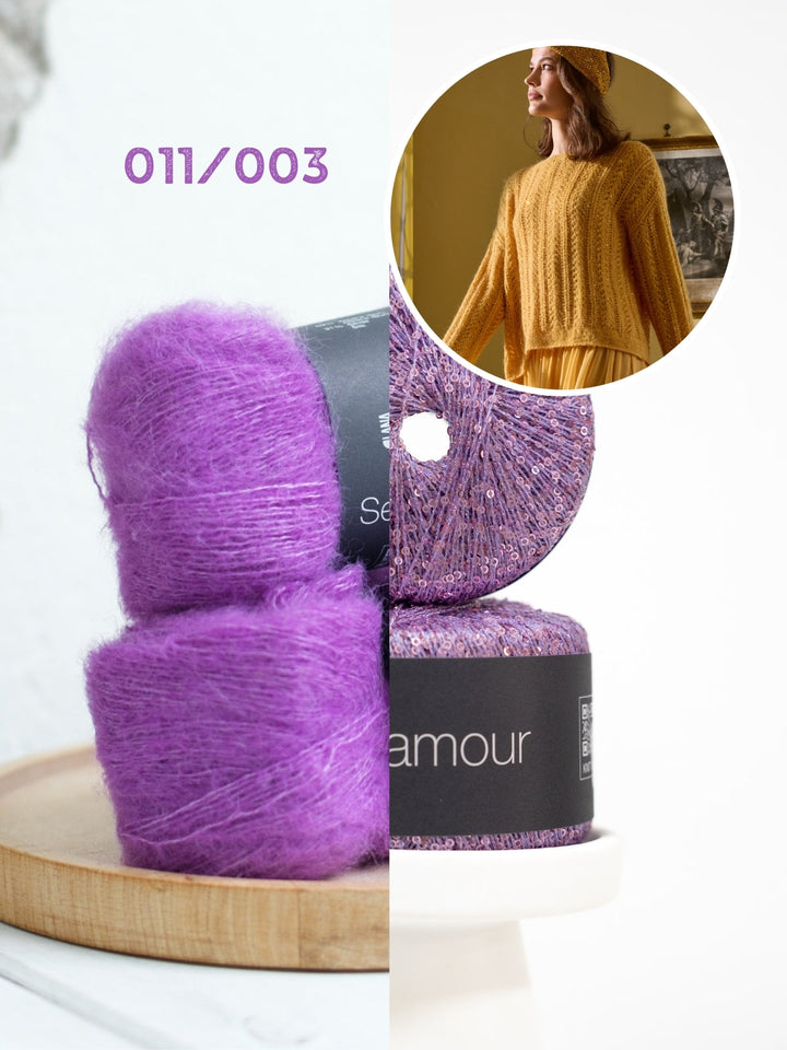 Strickpaket Setasuri Glamour Pullover