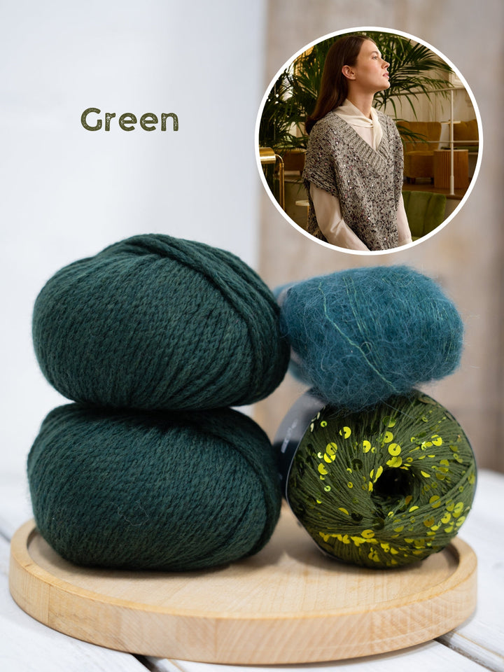 Strickpaket Alta Moda Cashmere 16 Setasuri Cosmo Pullunder