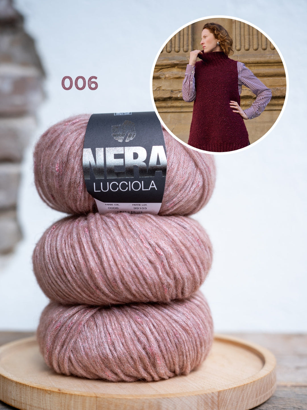 Strickpaket Lucciola langer Pullunder