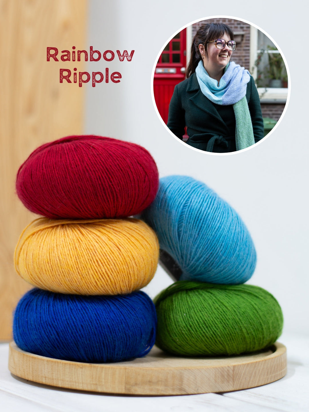 Strickpaket Ecopuno Streifenschal
