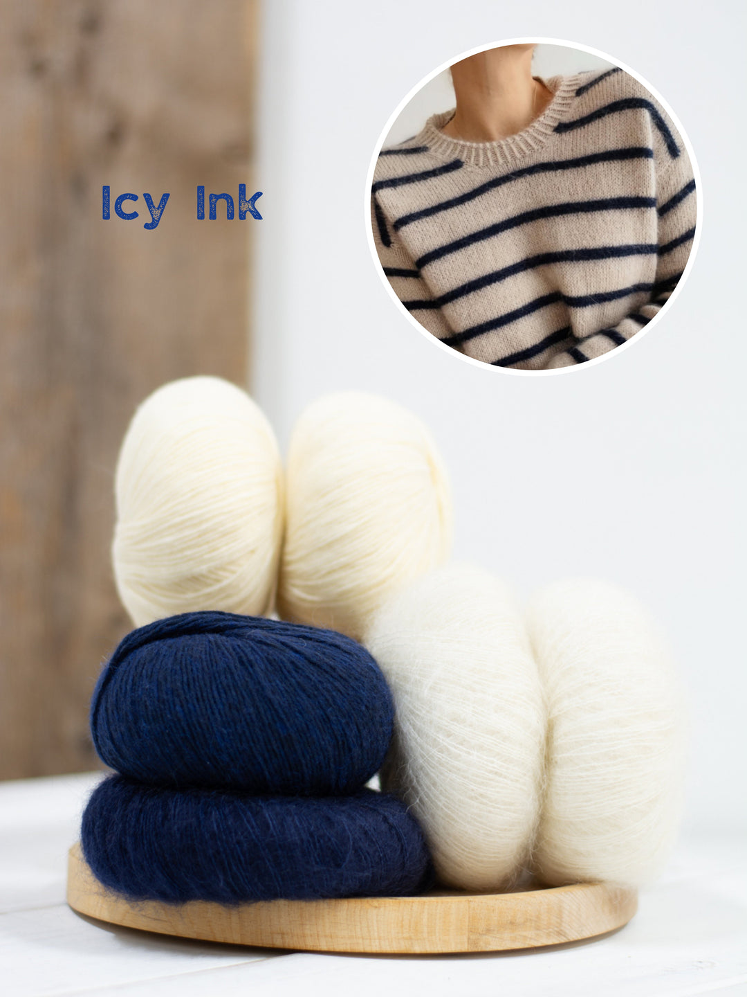 Strickpaket Bridget Sweater - Kolibri by Johanna