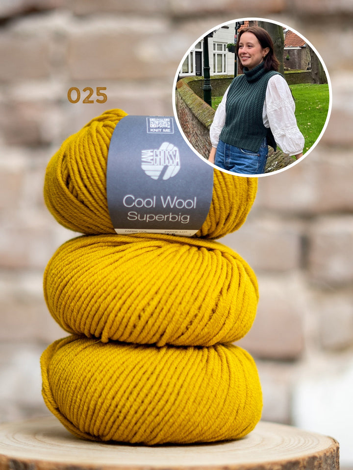 Häkelpaket Cardamom Pullunder – Studio Hook &amp; Yarn