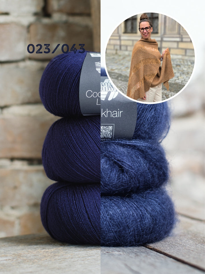 Strickpaket sjaal Elua - Joél Joél