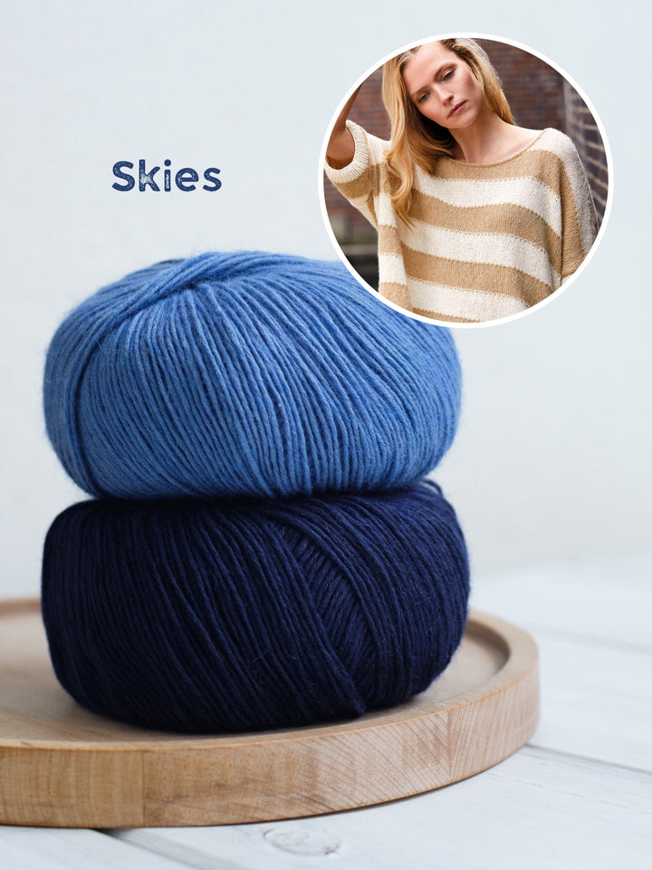 Strickpaket Ecopuno Pullover in zwei Farben