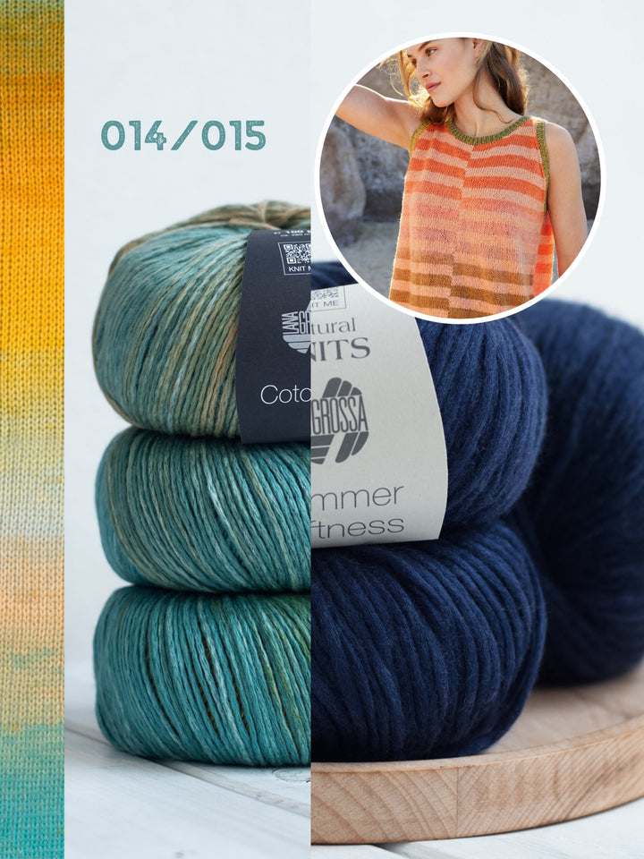 Strickpaket Cotonella Summer Softness Streifenshirt