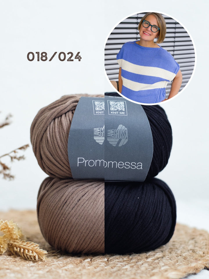 Strickpaket Mare Promessa-Streifenshirt – Tanja Steinbach