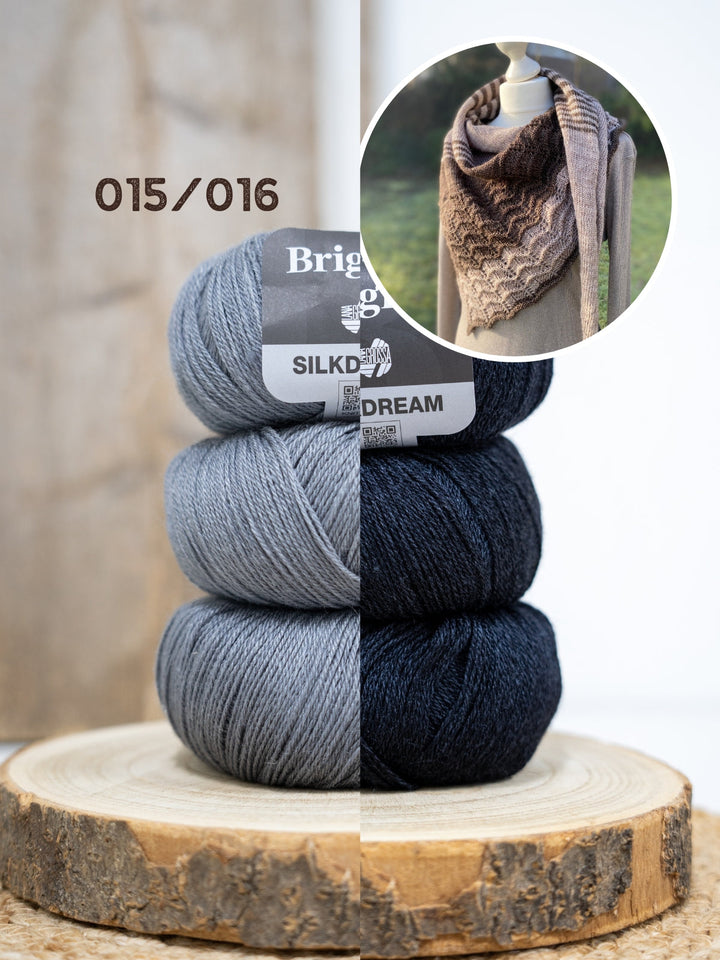 Strickpaket Lizas Tuch Line Poetry