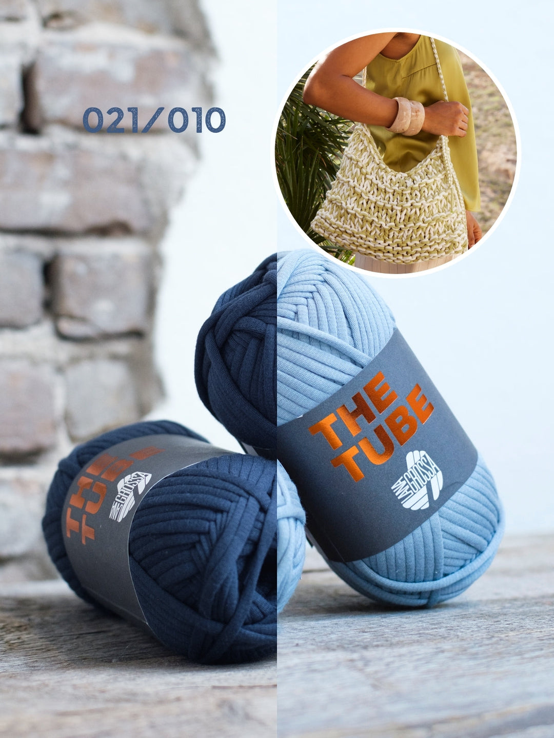 Strickpaket The Tube Tasche