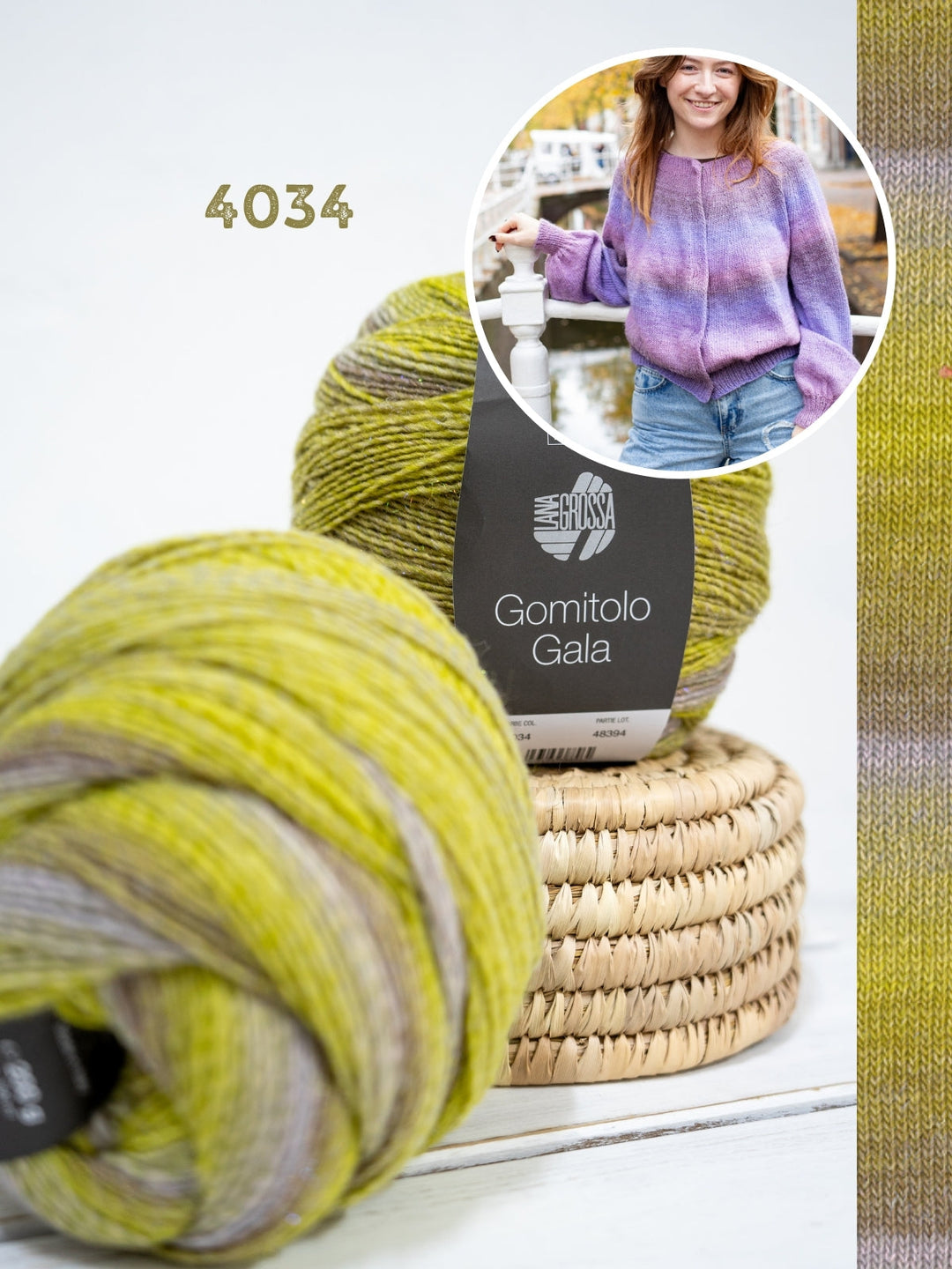 Strickpaket Gomitolo Gala Top-down Jacke