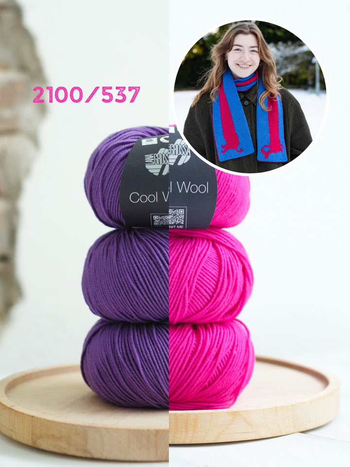 Strickpaket Sausage Dog Scarf - Devout Hand