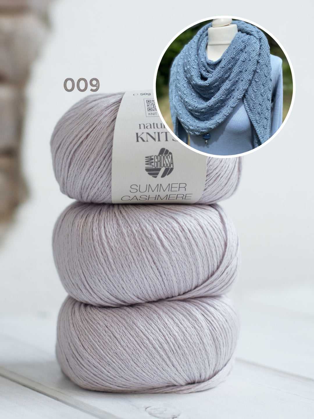 Strickpaket Lizas Tuch Little Blossoms